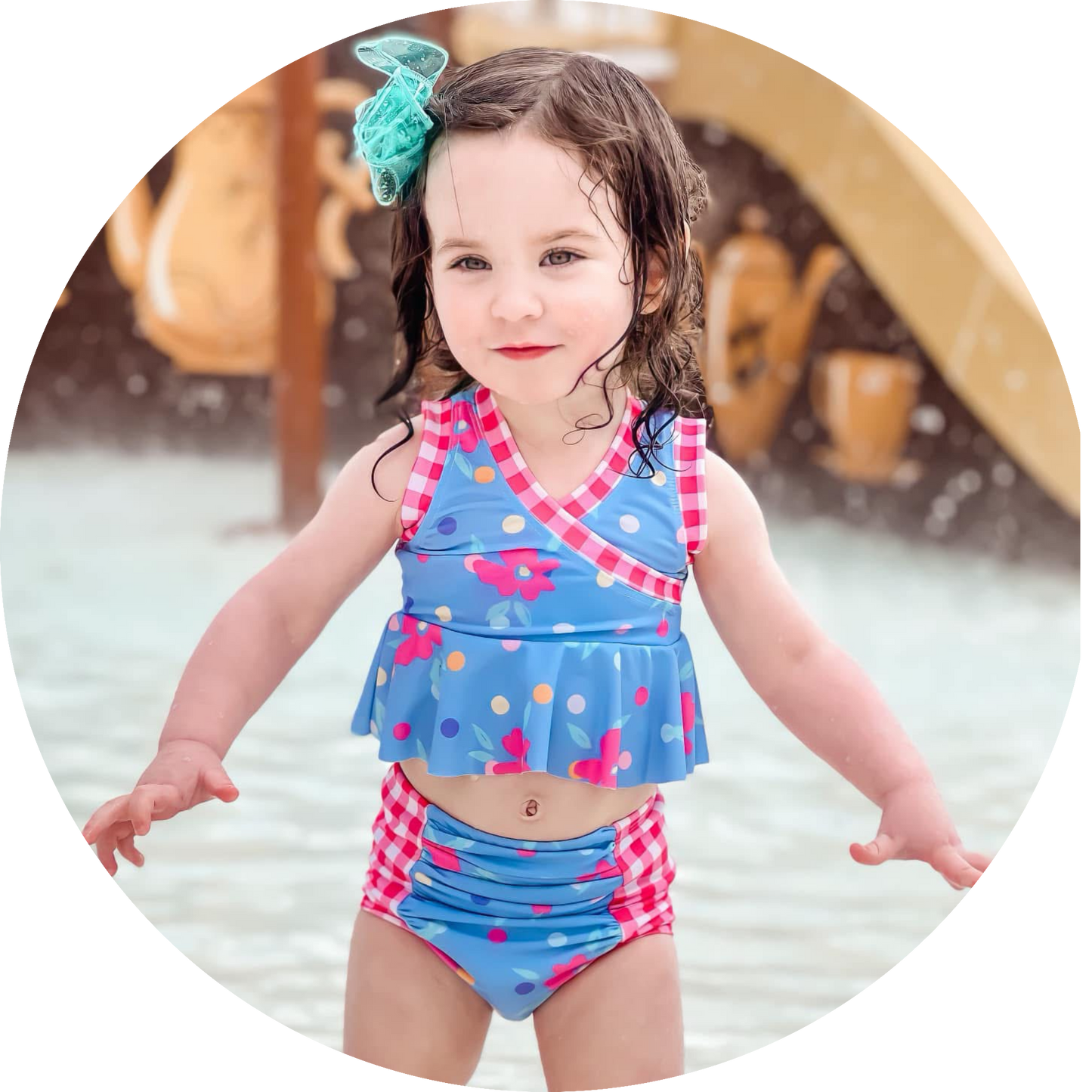 Kids Cross Over Peplum