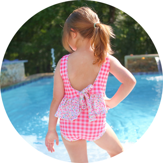 Tie Back Swim Top